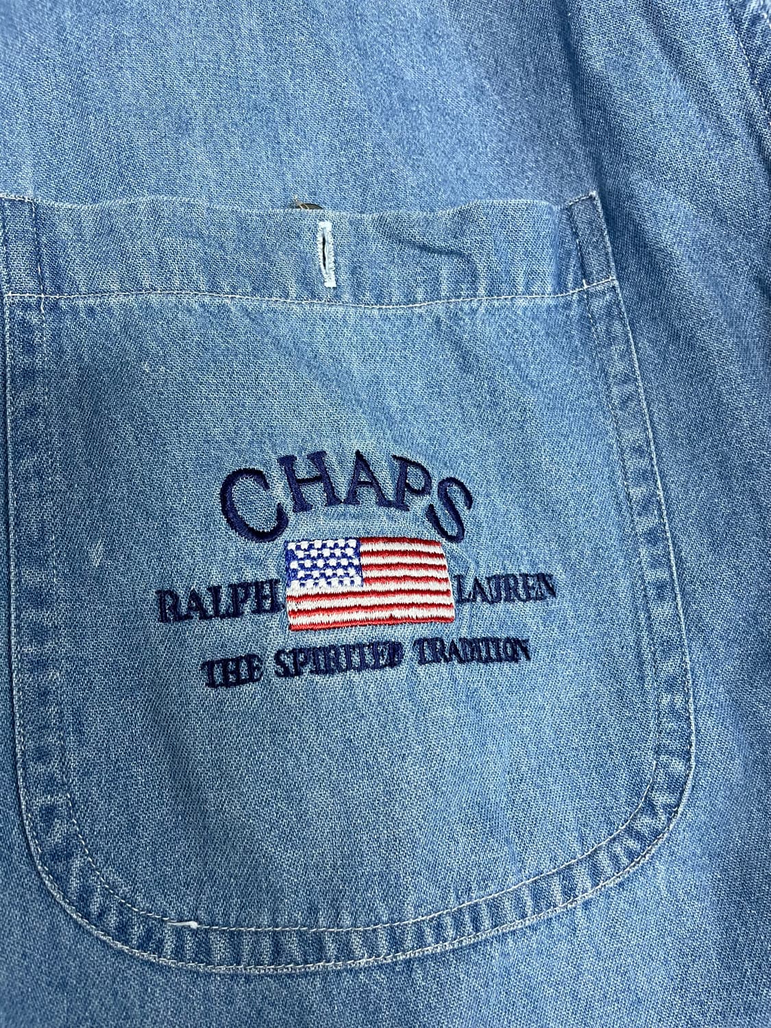 90's CHAPS 랄프로렌 빅셔츠 상품이미지1