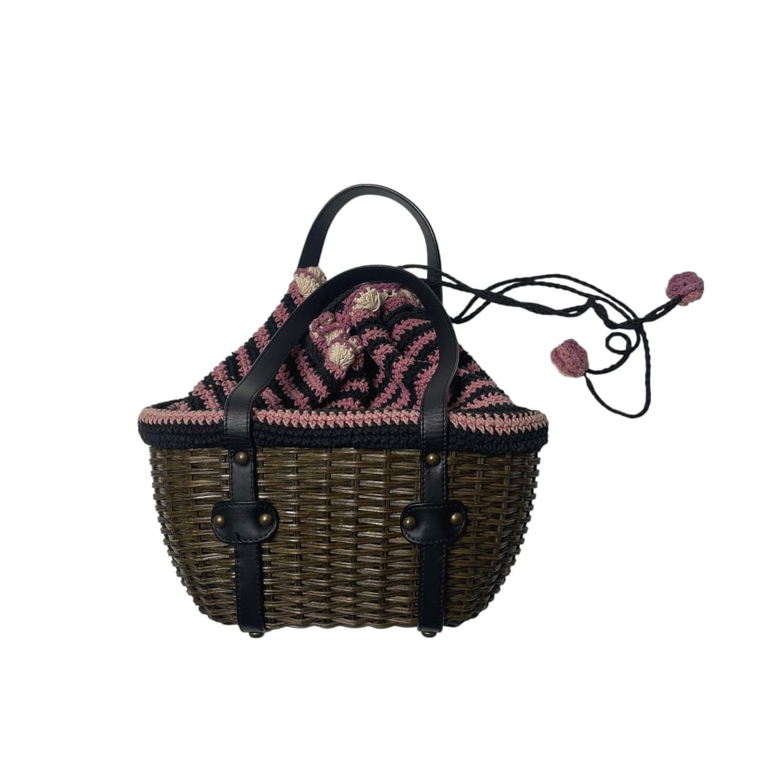 Sonia rykiel 라탄 니트 백 상품이미지1