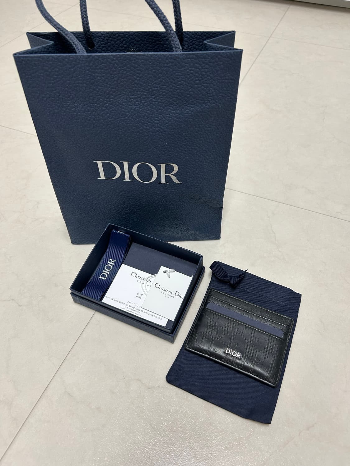 디올 오블리크 갤럭시 카드지갑 상품이미지1