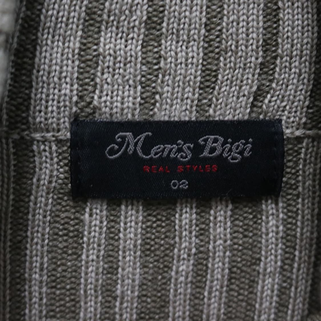 MENS BIGI 골지 니트 티셔츠 63298 상품이미지8