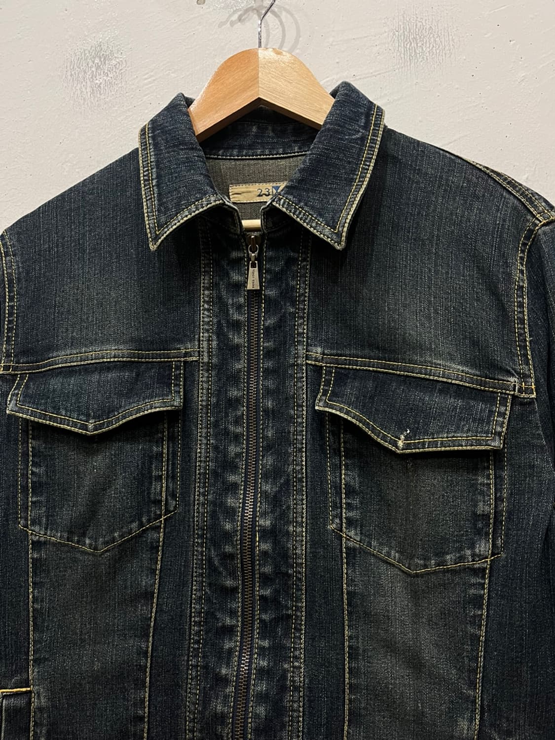 23 JPN 집업 데님 자켓 우먼즈 상품이미지2