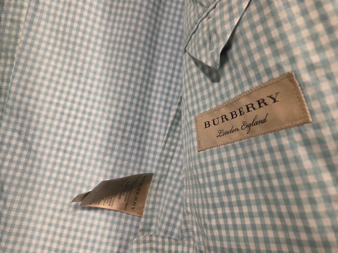 버버리 깅엄패턴 자켓 상품이미지9