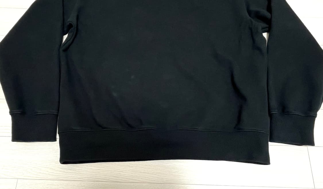 무신사 스탠다드 블랙 맨투맨 XL 상품이미지5