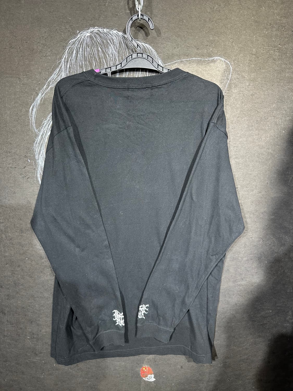 일본빈티지 아니마 지뢰계 소녀 프린팅 롱슬리브 긴팔티 XL 상품이미지8