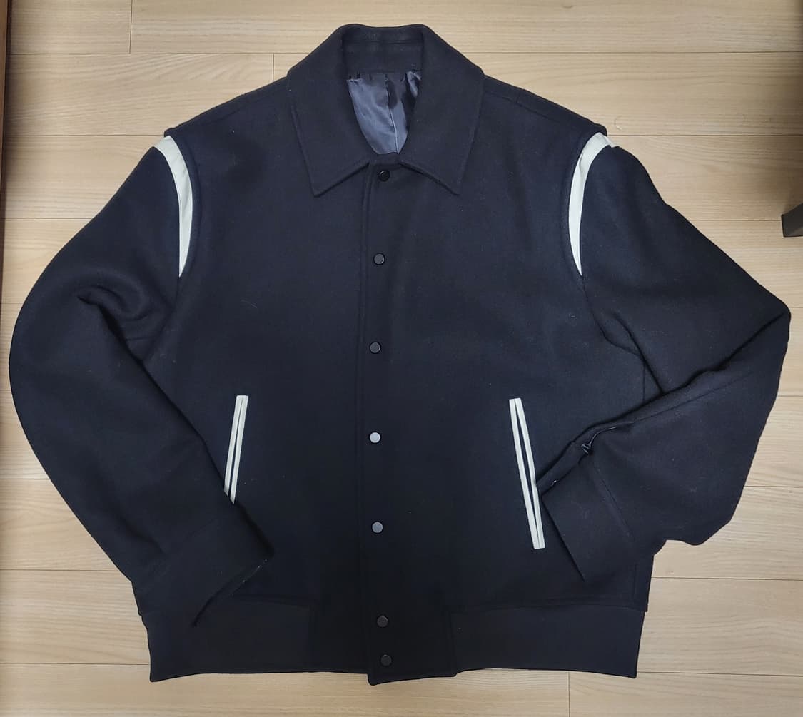 드로우핏 울 라이닝 바시티자켓[L] 상품이미지5