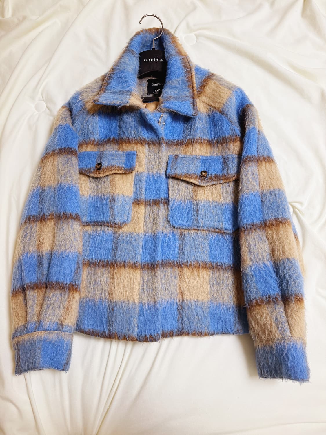 스튜디오 랩 모헤어 반코트 상품이미지1