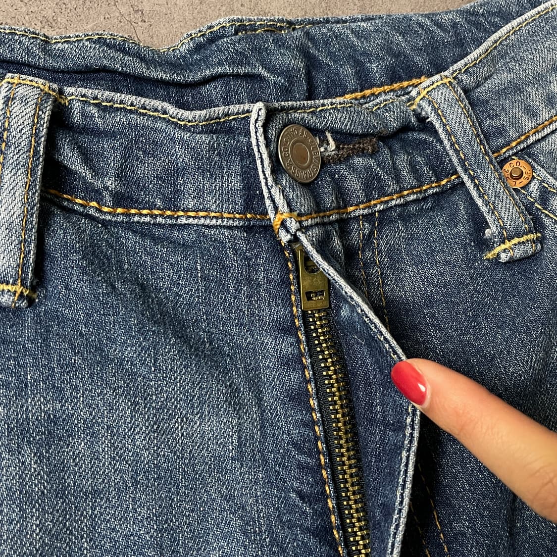 LEVI'S 리바이스511 슬림 스트레이트핏 코튼 데님 팬츠 A00653 상품이미지3