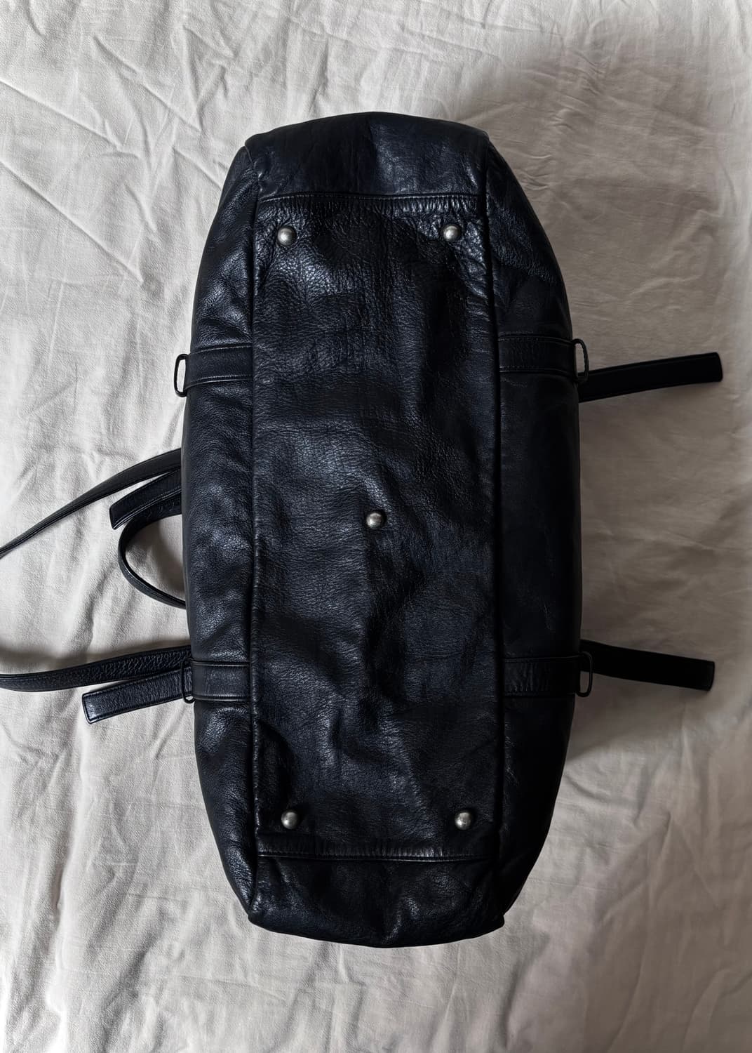 요지야마모토 레더 보스턴백 상품이미지2