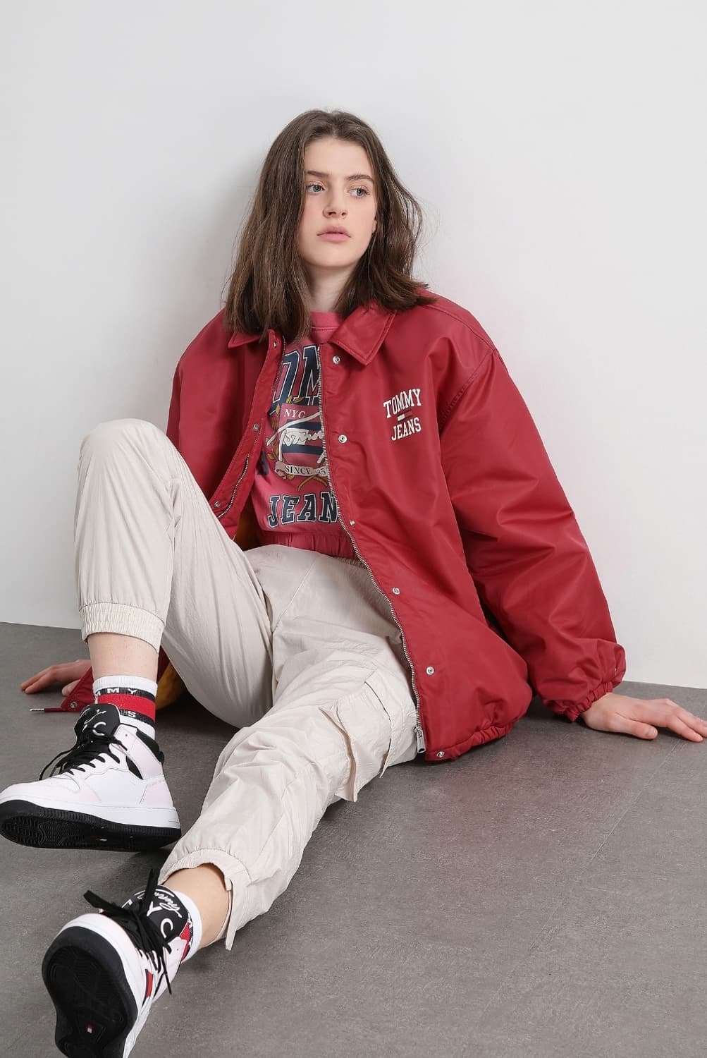 타미진스 나일론  코치 오버핏 자켓 상품이미지8