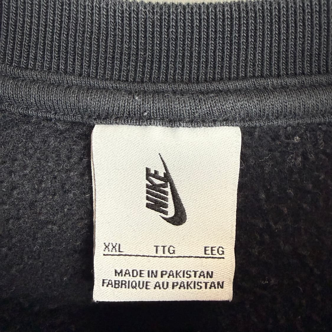 (무료배송)XXL) 나이키 NRG 스우시 맨투맨 블랙 상품이미지3