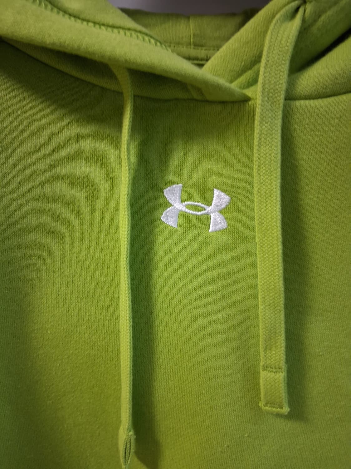 언더아머 라임색 후드티 -새 상품 상품이미지3