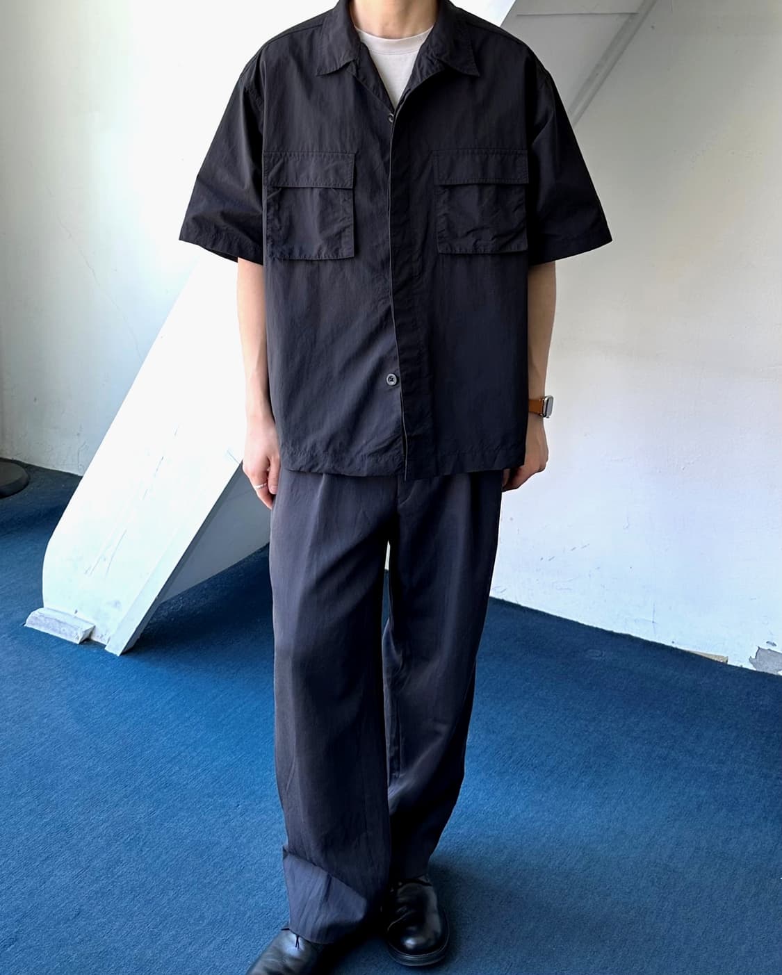 Ripstop fabric mil design H/S shirt 상품이미지9