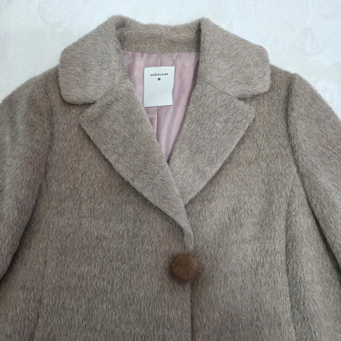 (66)여성 샤트렌 울 코트 상품이미지2