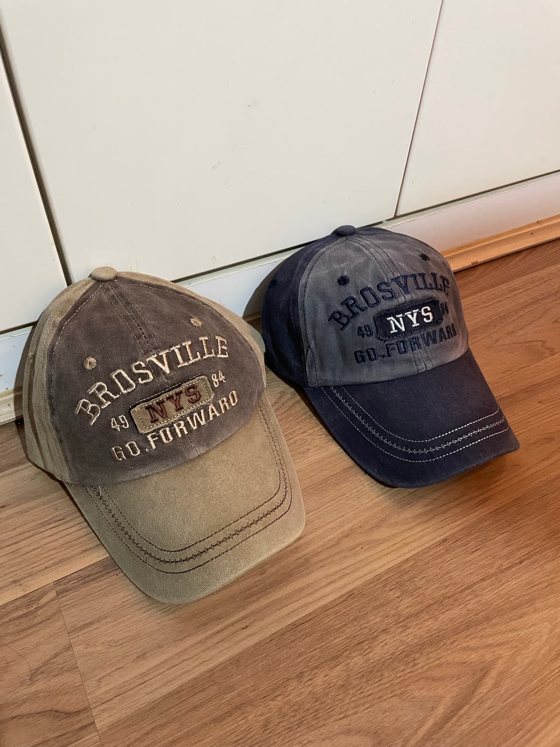 새상품 NYS 빈티지 볼탭 모자 공용 상품이미지1