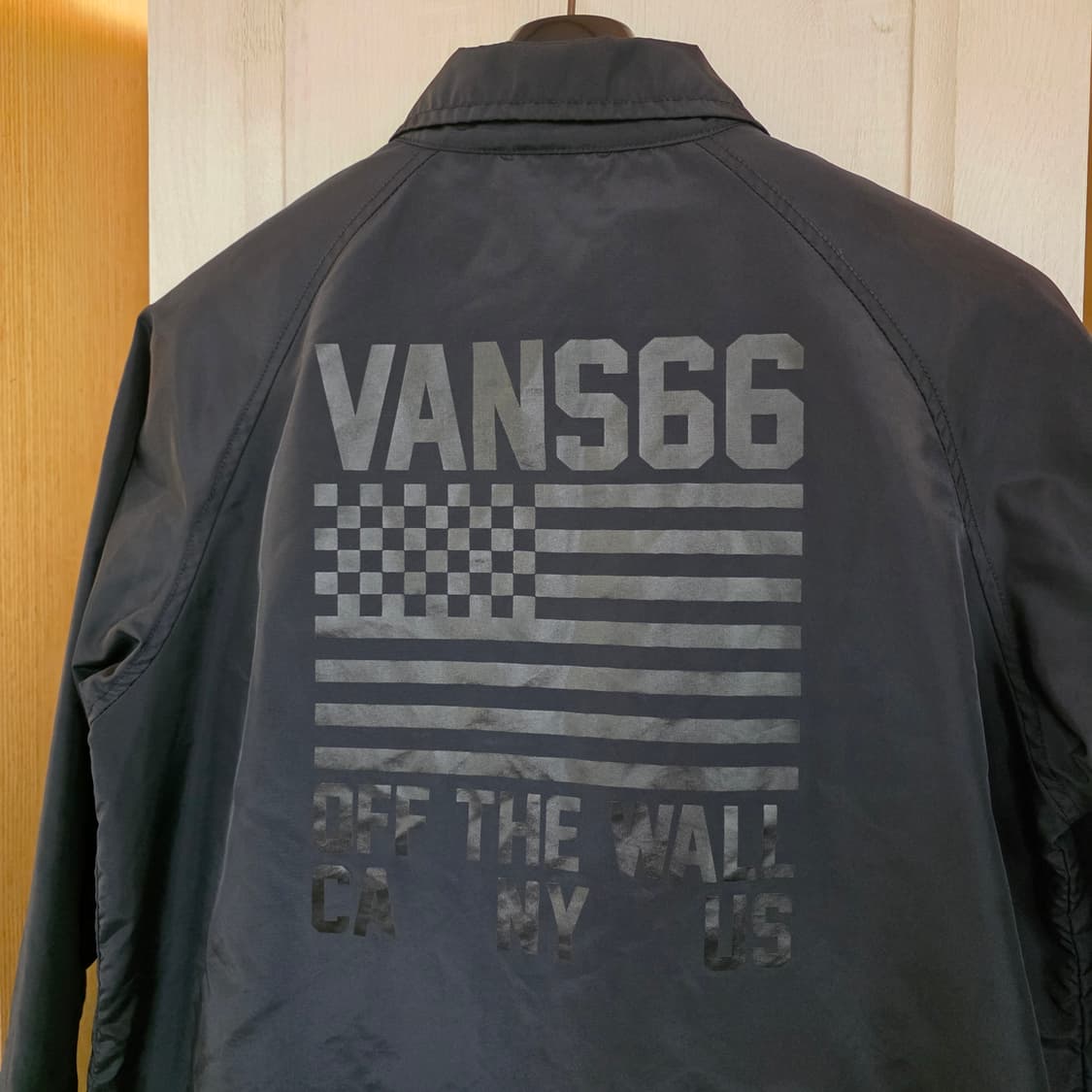 반스 블랙 코치 자켓 (M) 상품이미지8