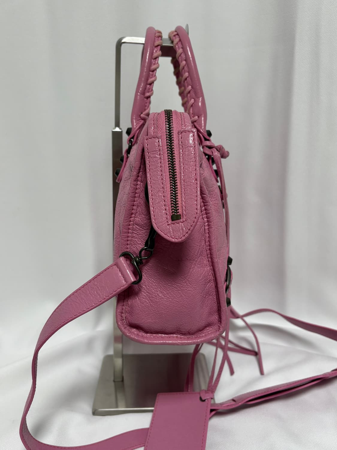 발렌시아가 시티 모터 스몰 핑크 상품이미지4