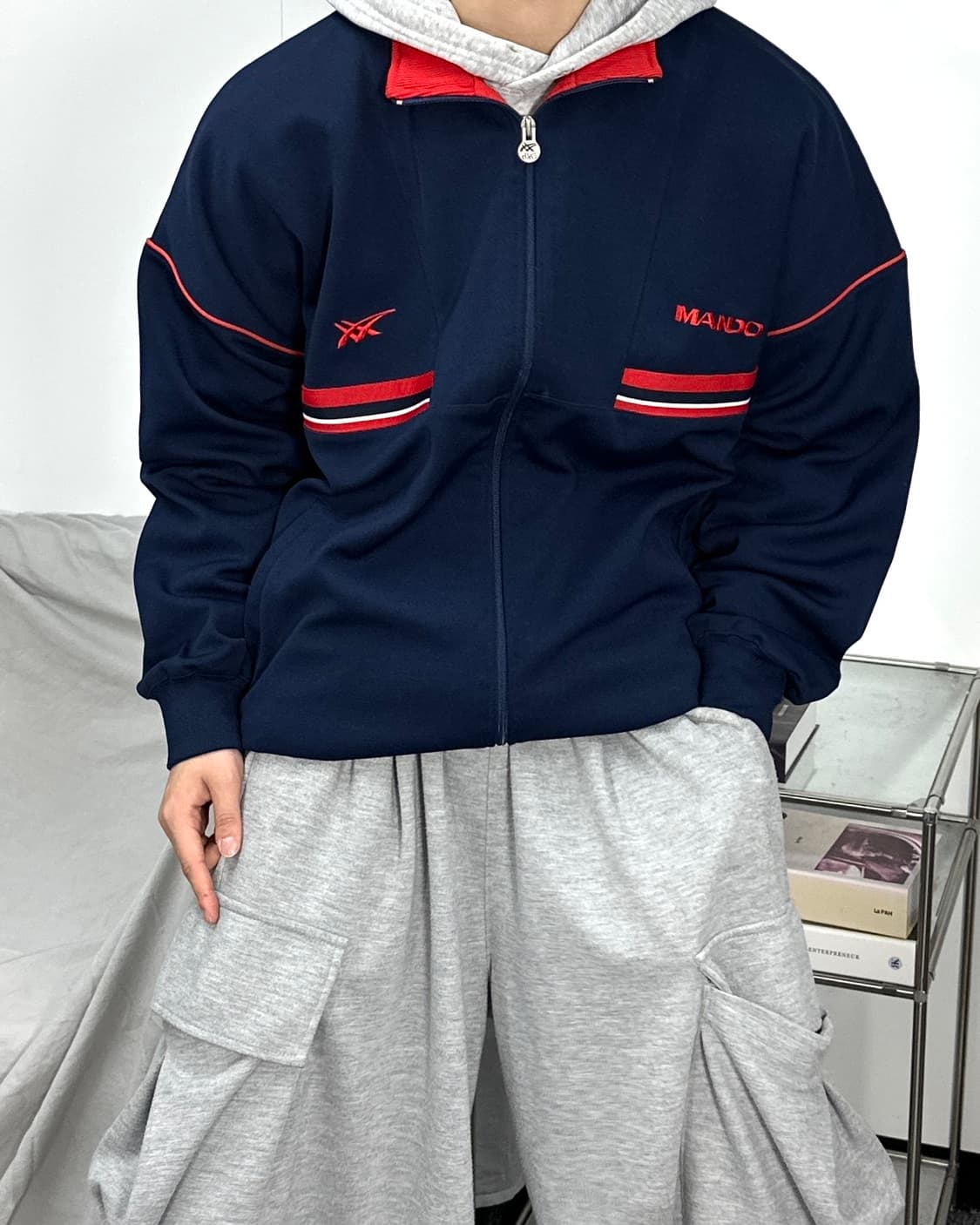 아식스 80s 올드스쿨 트랙탑 져지 L 상품이미지2