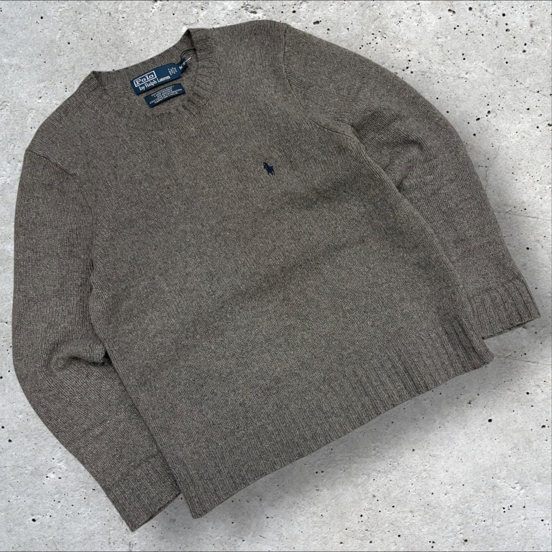 [M] 폴로 랄프로렌 브라운 메리노울 니트 스웨터 D73 상품이미지1