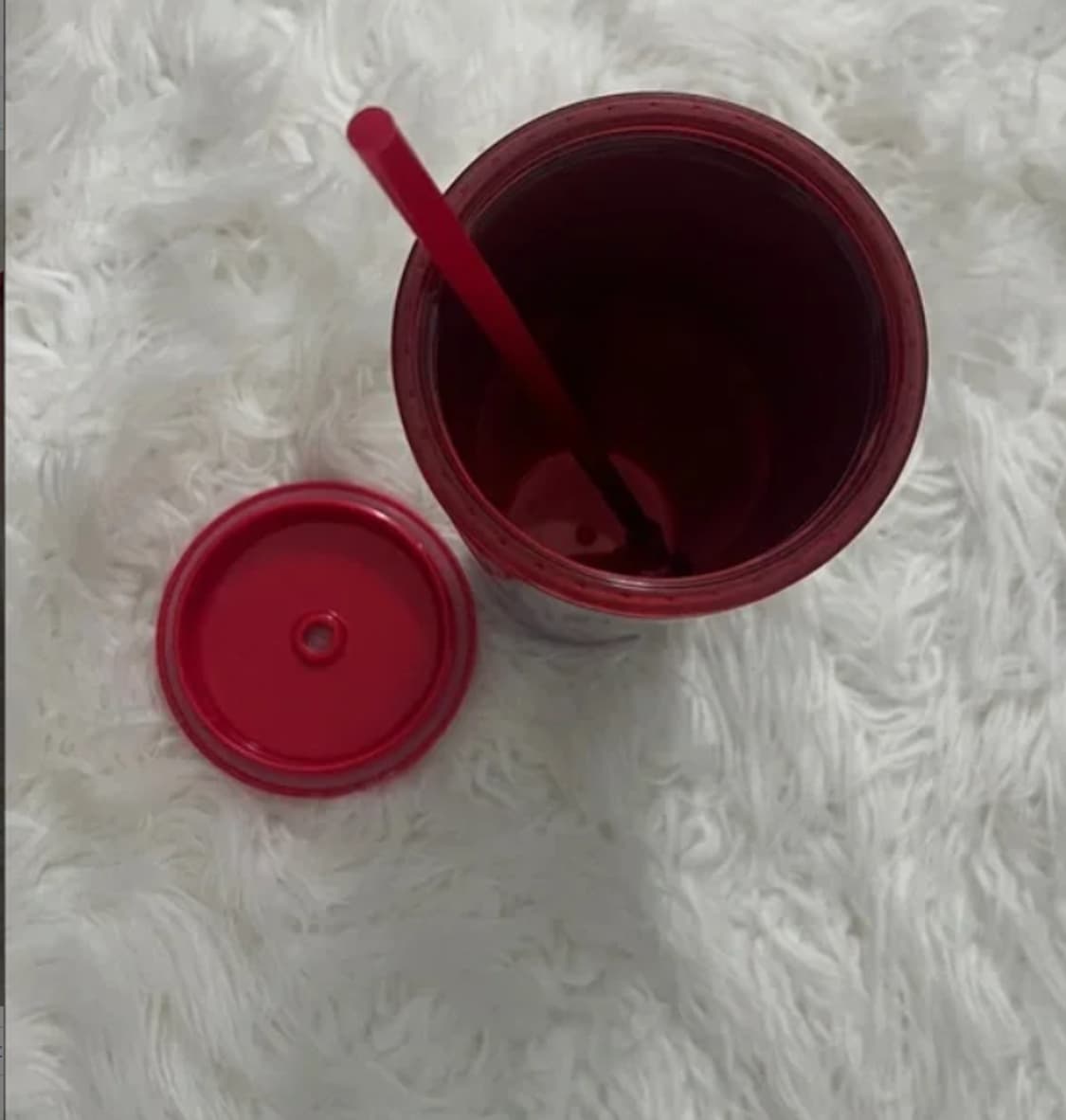 스타벅스 레드 글리터 콜드컵 텀블러 상품이미지2