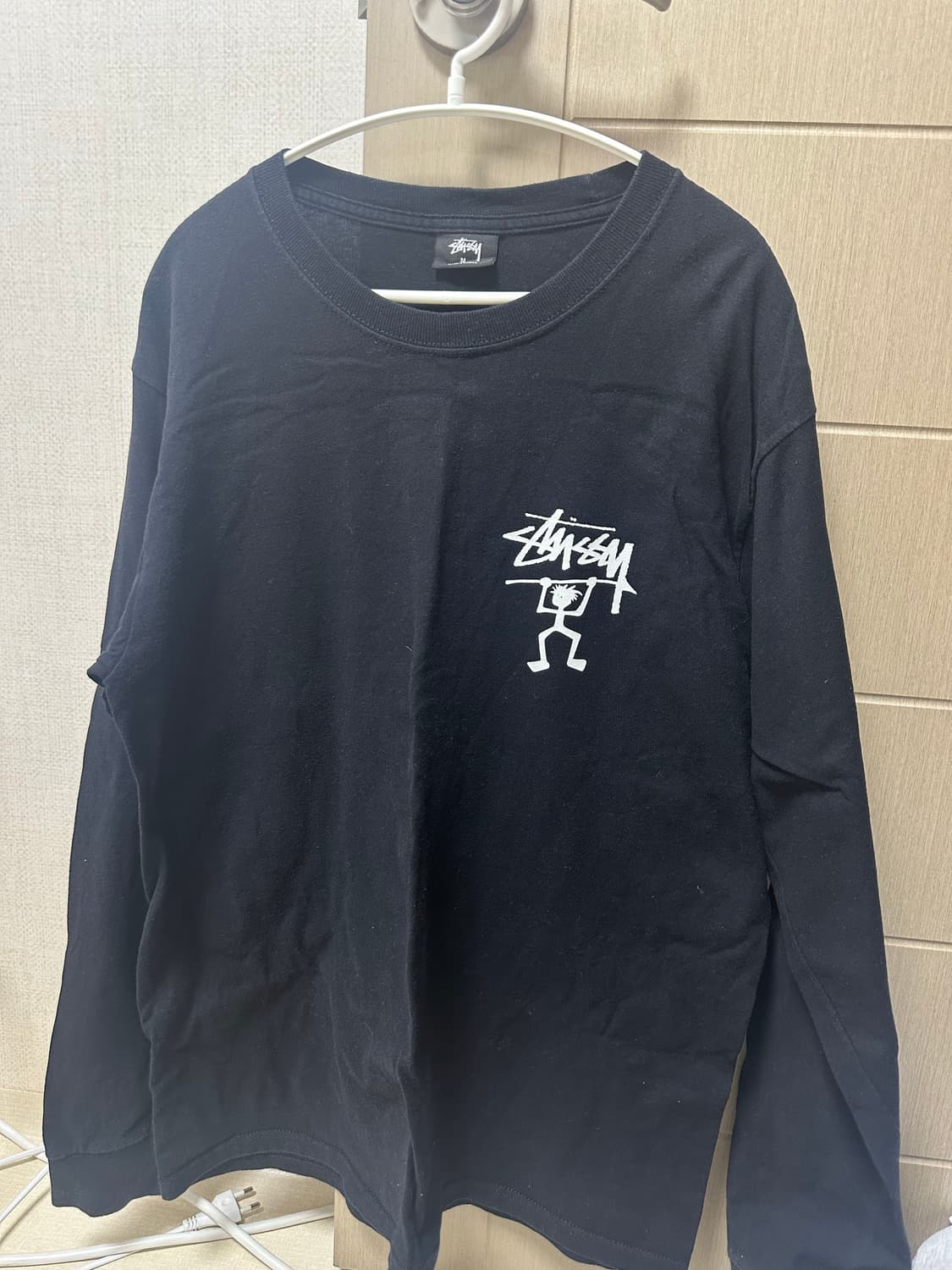 스투시 롱슬리브 검정 상품이미지1