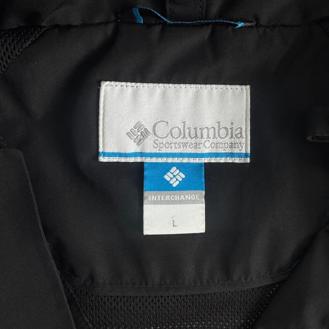 Columbia 콜롬비아 이중 지퍼 블랙 바람막이 상품이미지7