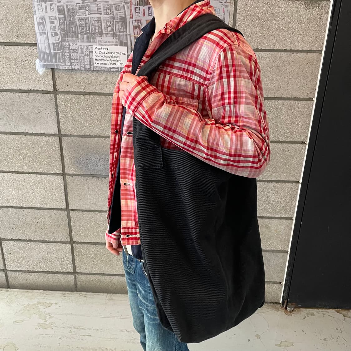 요지야마모토 리미푸 빅 숄더백 상품이미지1