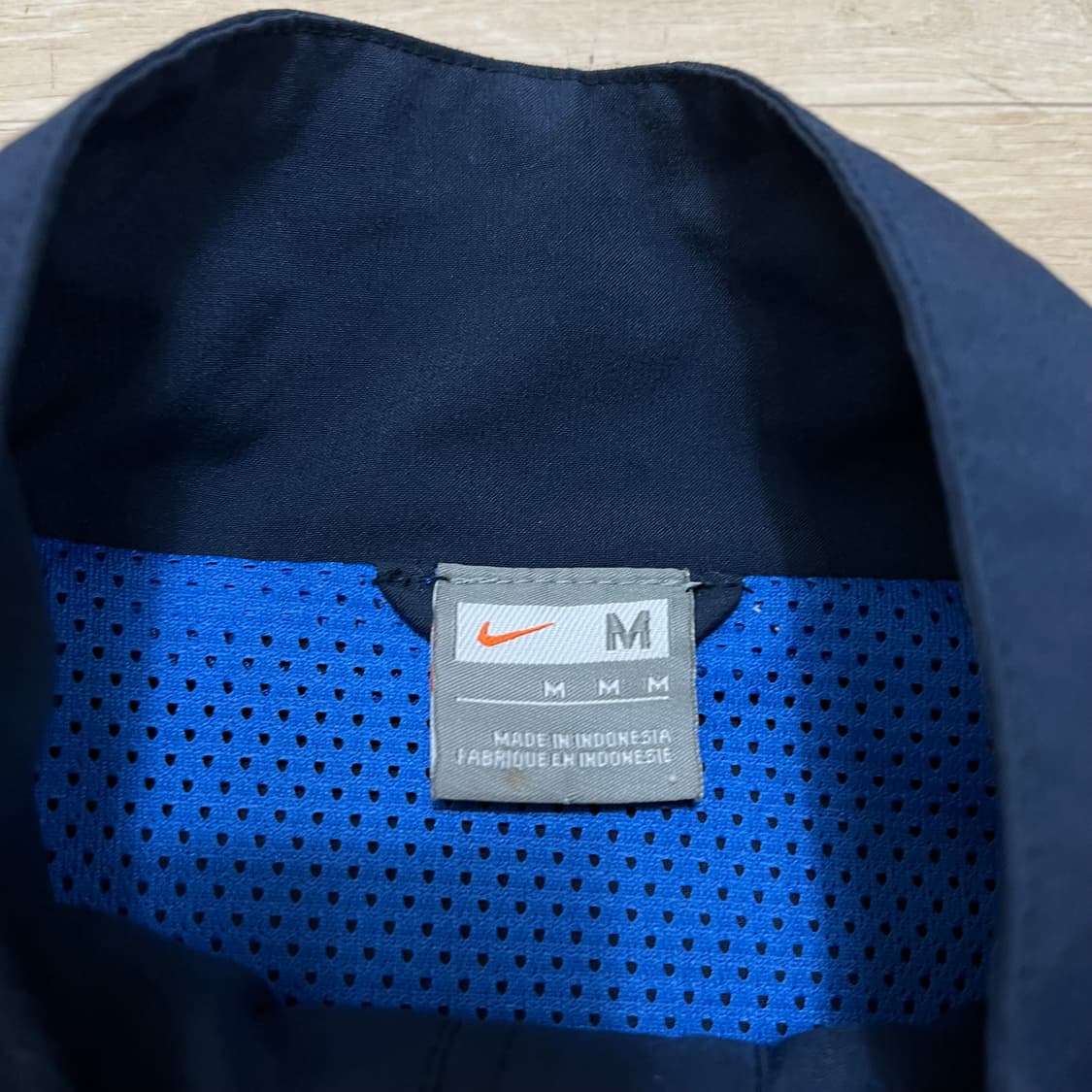 나이키 스우시 로고 배색 윈드브레이커 바람막이 자켓 [블루] M/95 상품이미지6