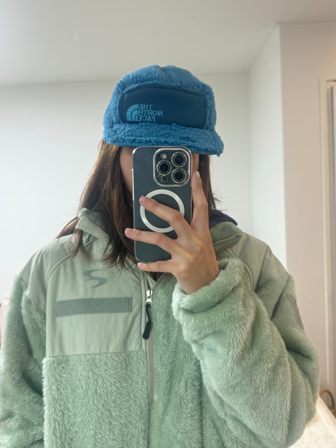 노스페이스 희귀 리사이클링 후리스모자 상품이미지1