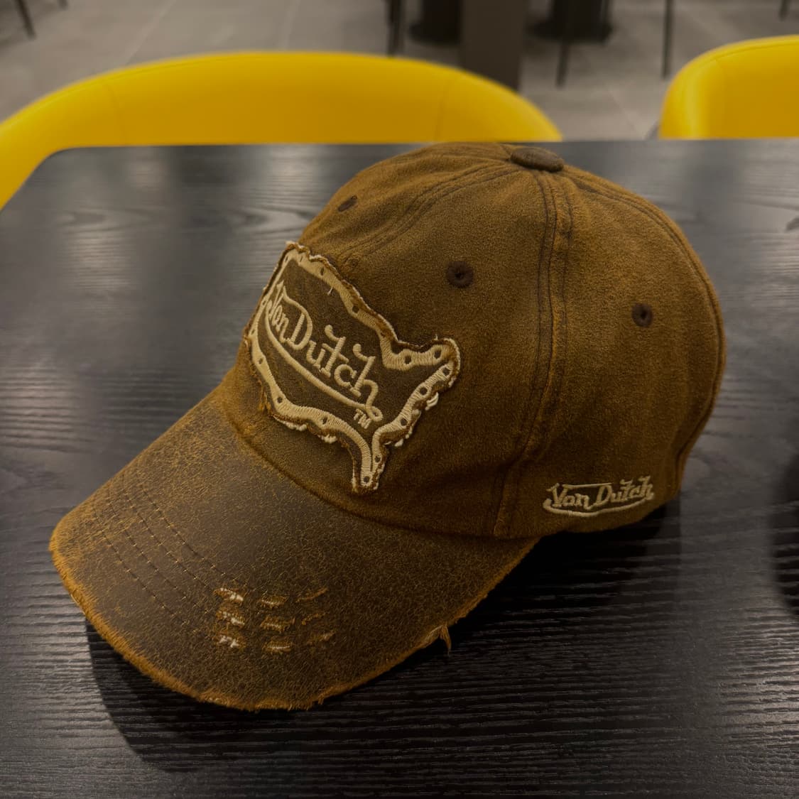 본더치 브라운 빈티지 볼캡  상품이미지2