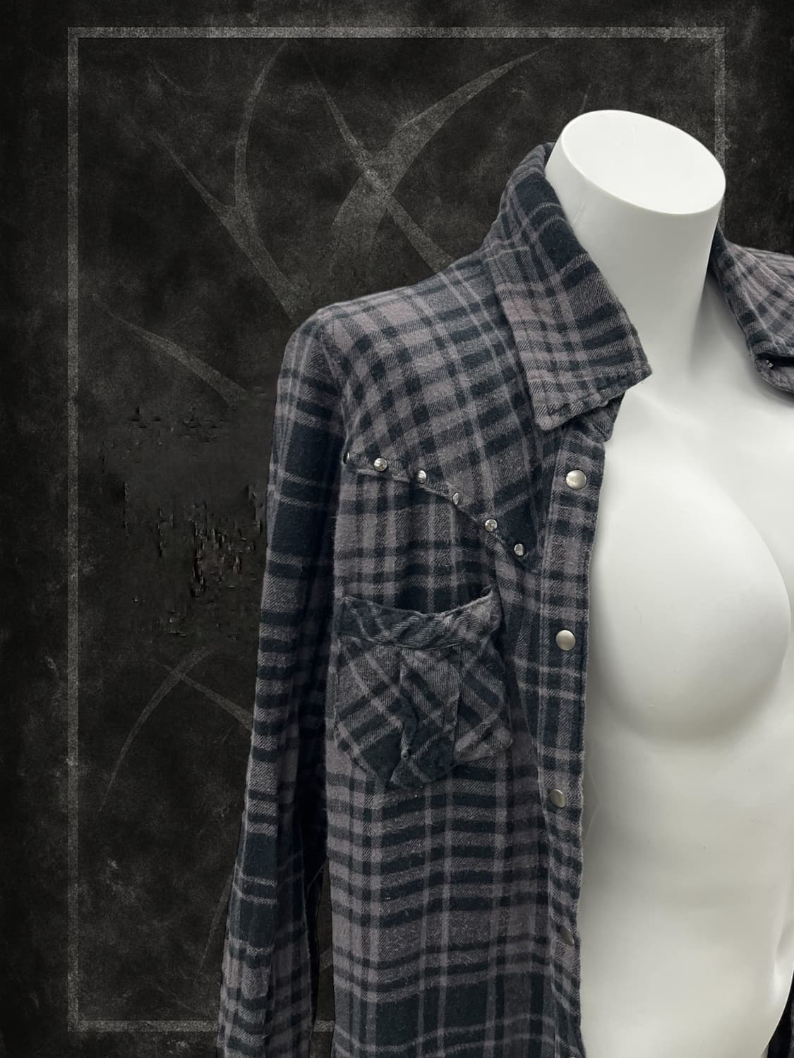 stud point check pattern shirts 상품이미지2