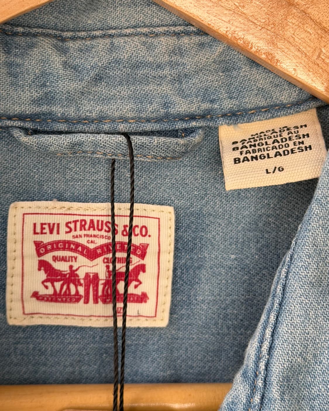 Levis western two pocket denim shirt 상품이미지6