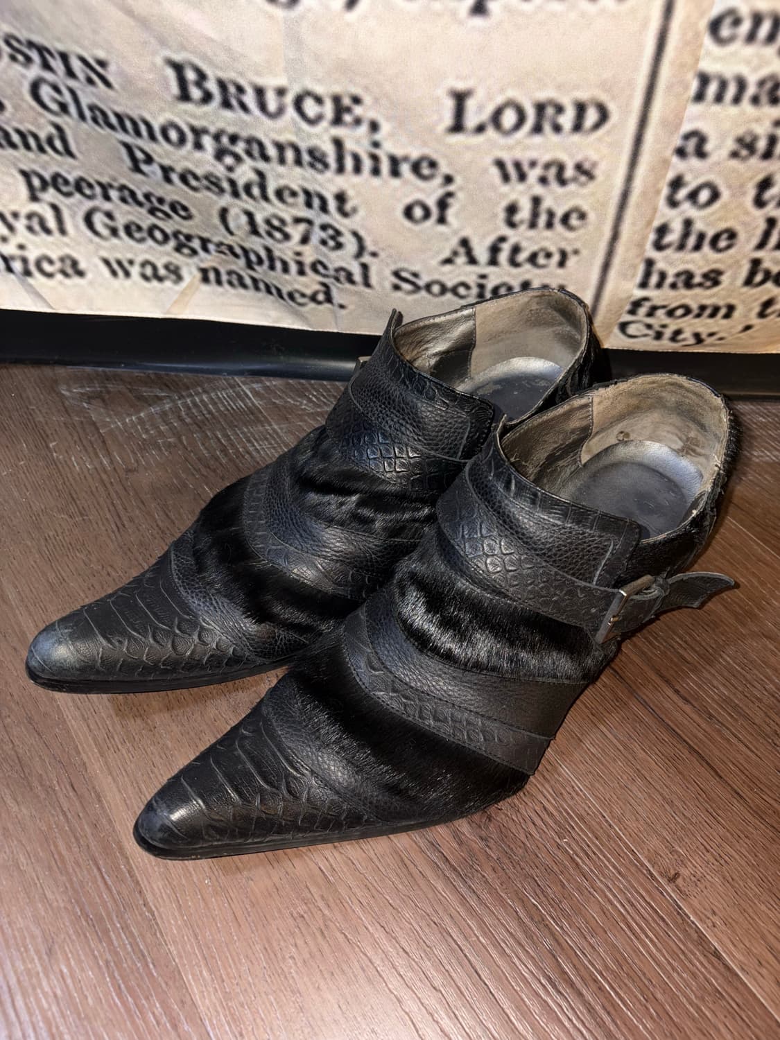 Tornado mart calf hair leather boots 상품이미지2