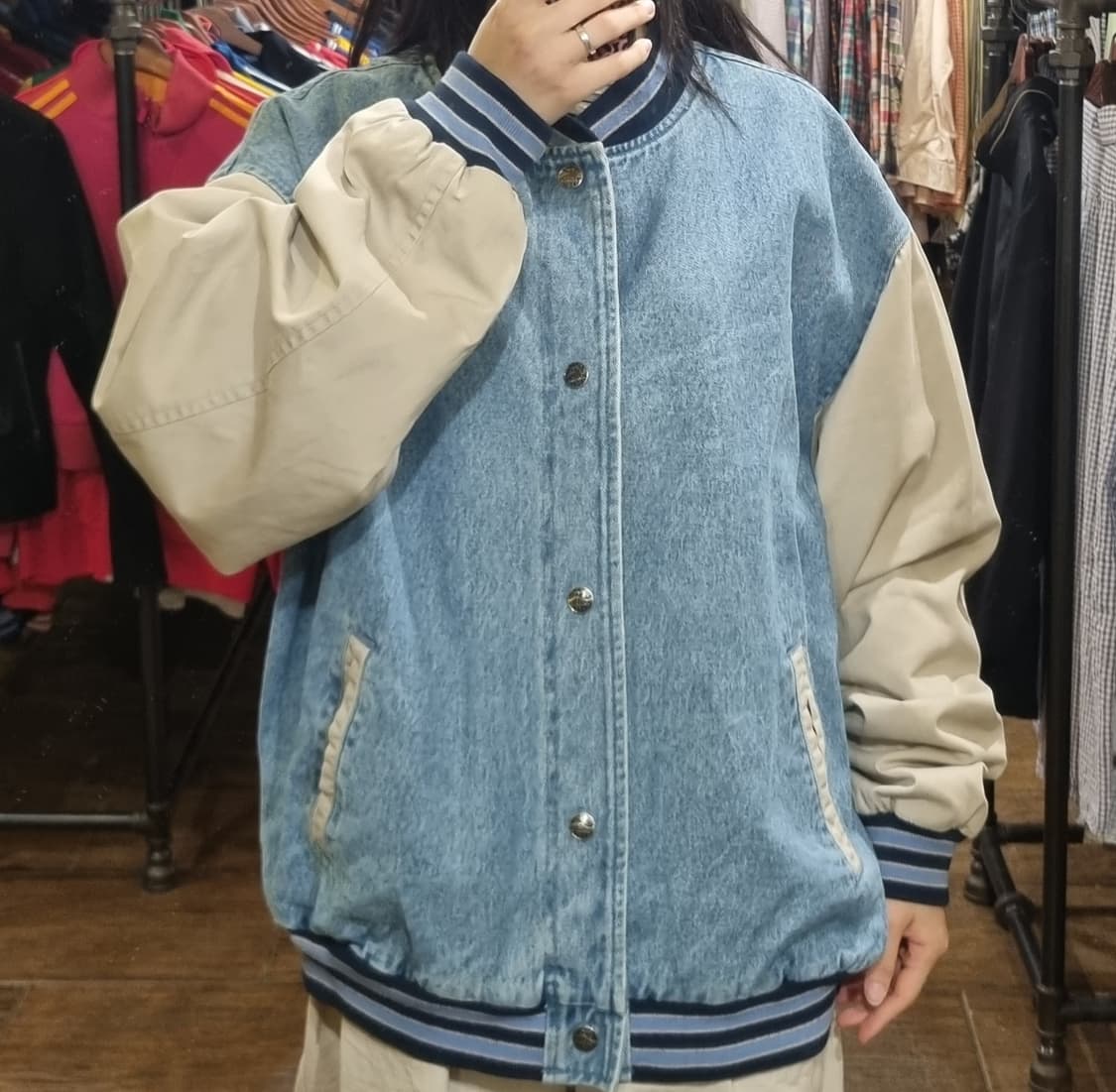 [Hi] vtg 빈티지 데님바시티 자켓 블루 상품이미지4