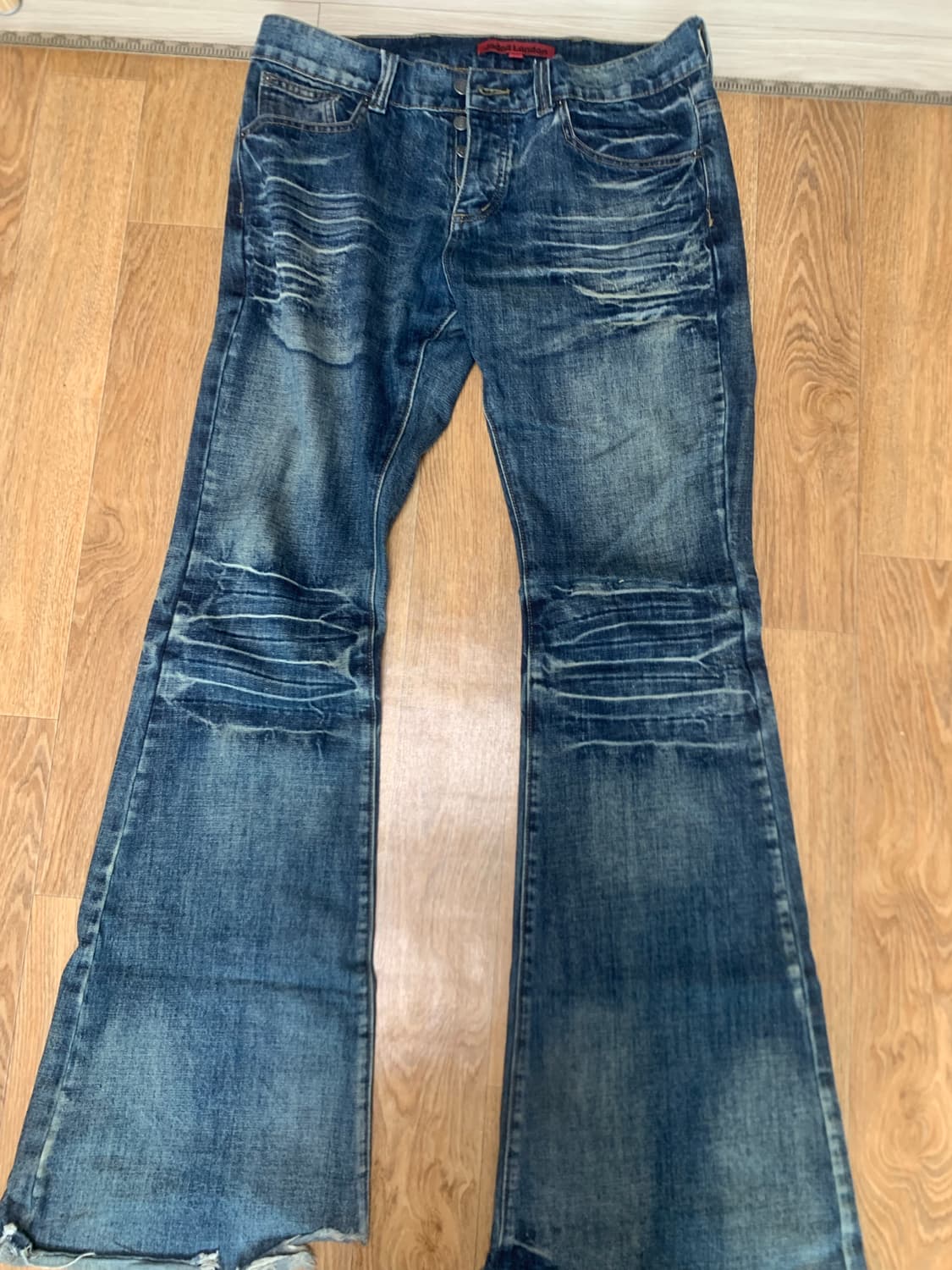 Jaded Lodon Mid Biue Drift Bootcut jeans 상품이미지2