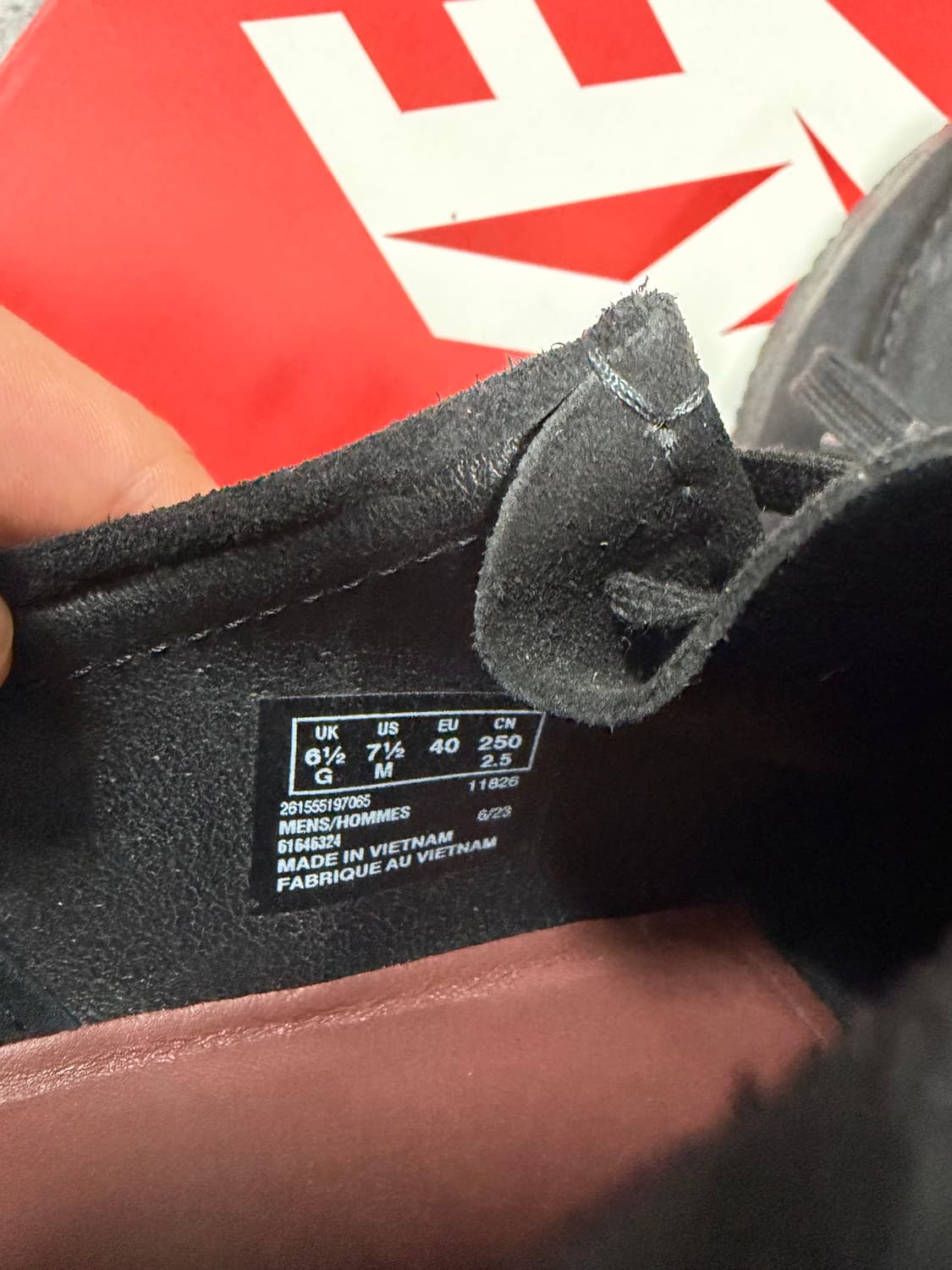 250) 클락스 왈라비 스웨이드 블랙 상품이미지5