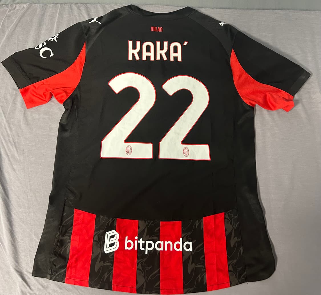 25/26 AC 밀란 홈 어센틱 유니폼 상품이미지7