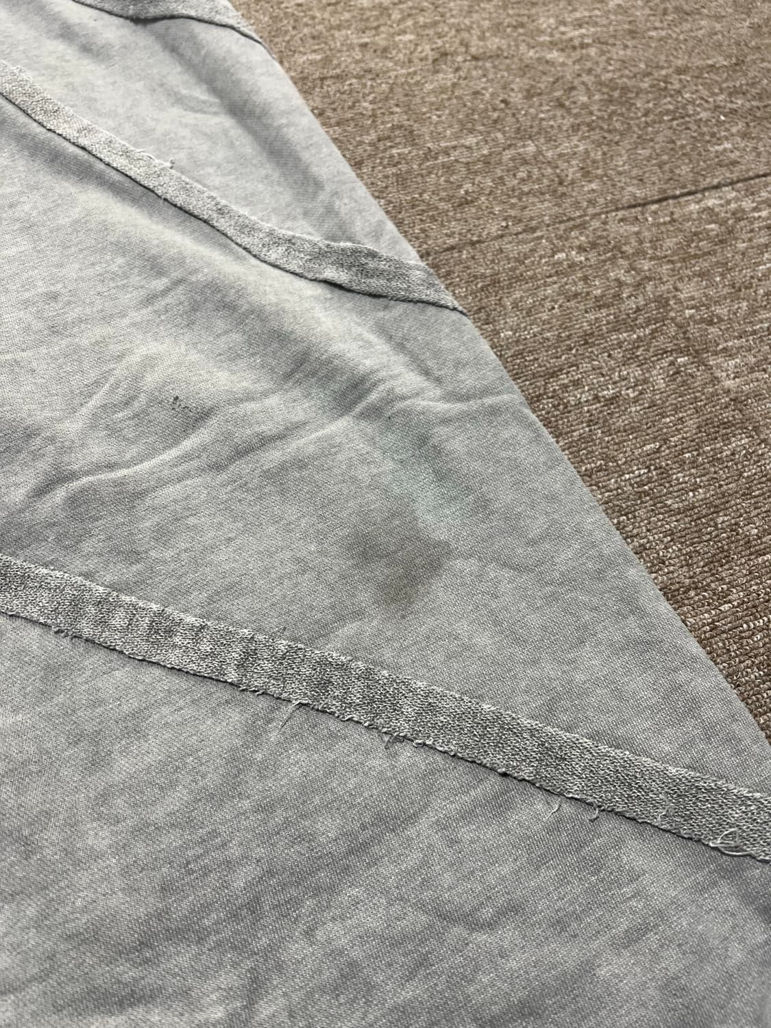 워싱 스티치 그레이 트레이닝 팬츠 상품이미지3