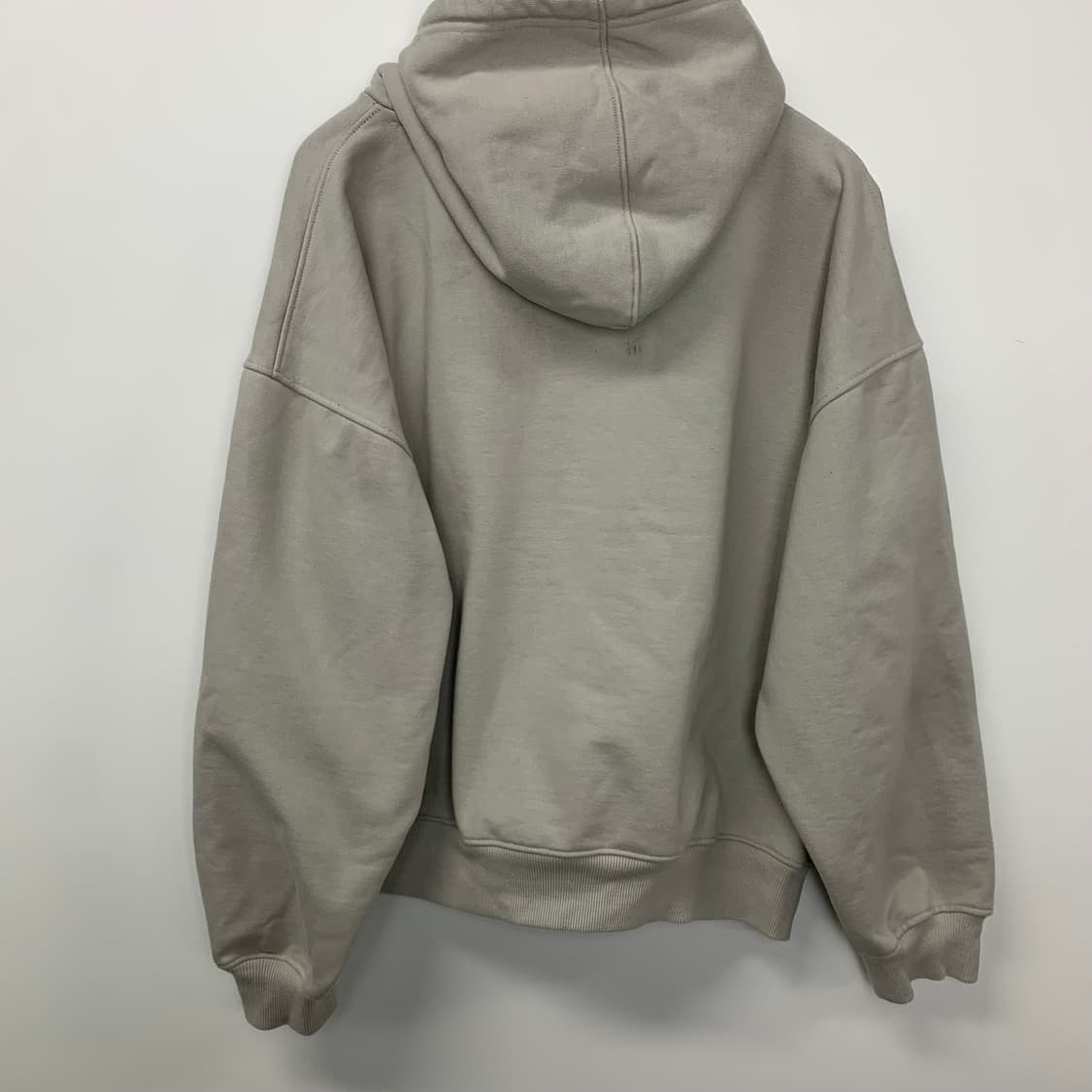 레스트앤레크레이션 빅로고 그레이 후드티 상품이미지3