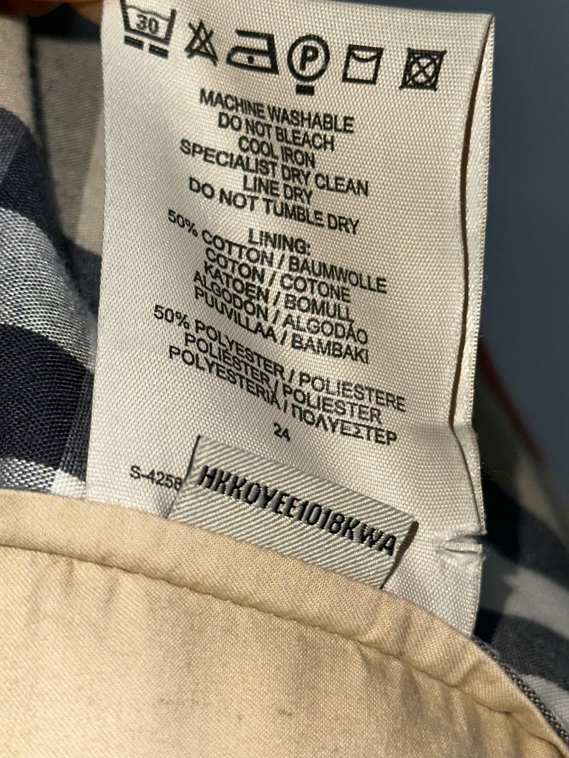 버버리 남성 런던 자켓 상품이미지9