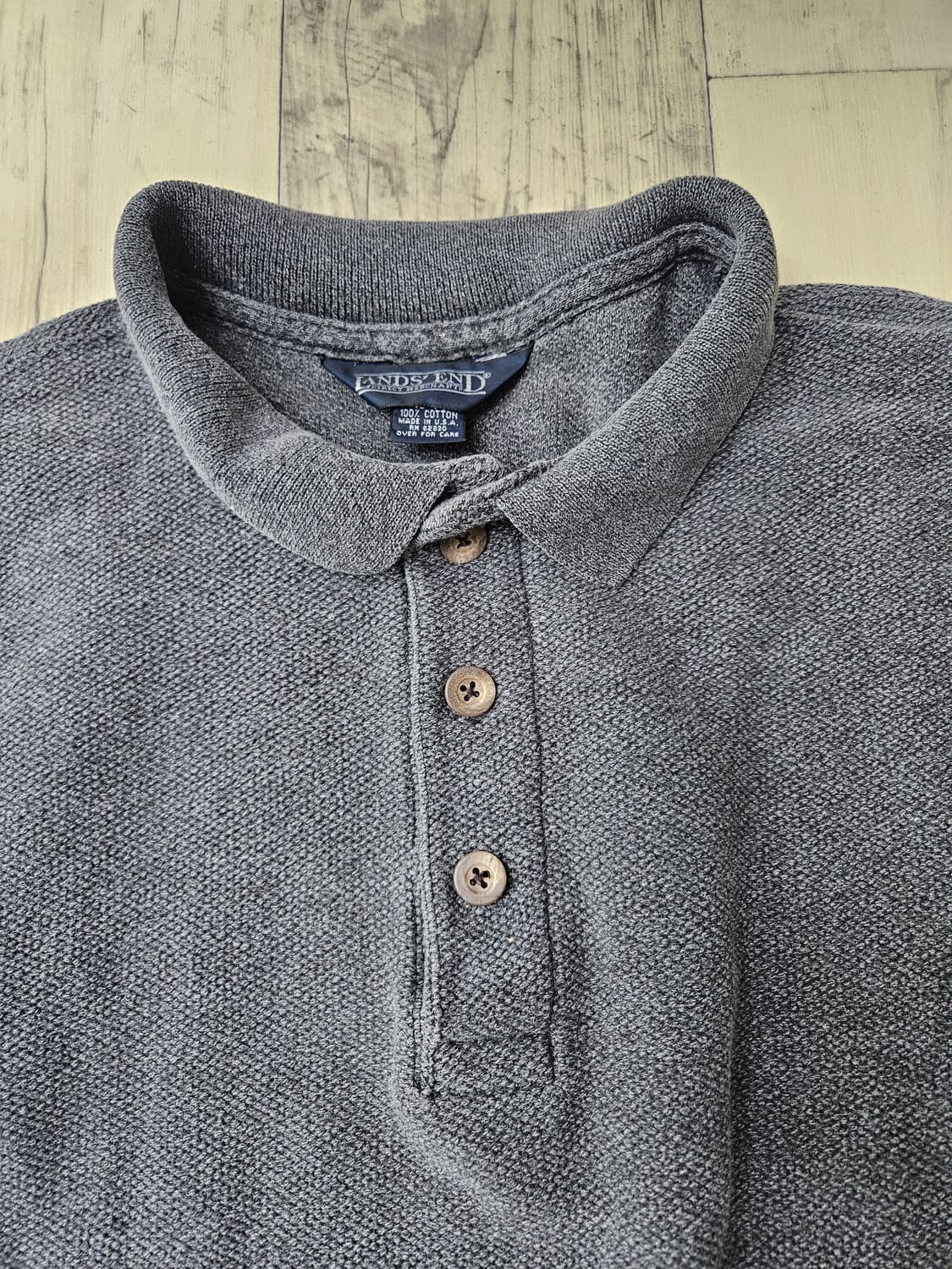 (L105)랜드엔즈 land ends 빈티지 카라티 그레이 핏더사이즈님 상품이미지5
