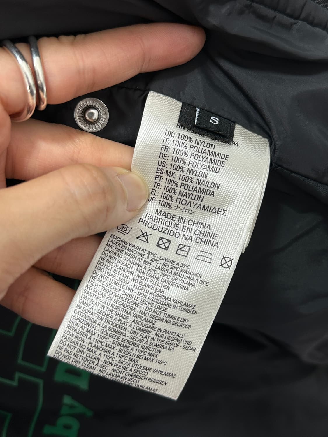 Diesel black puffer jacket 상품이미지9