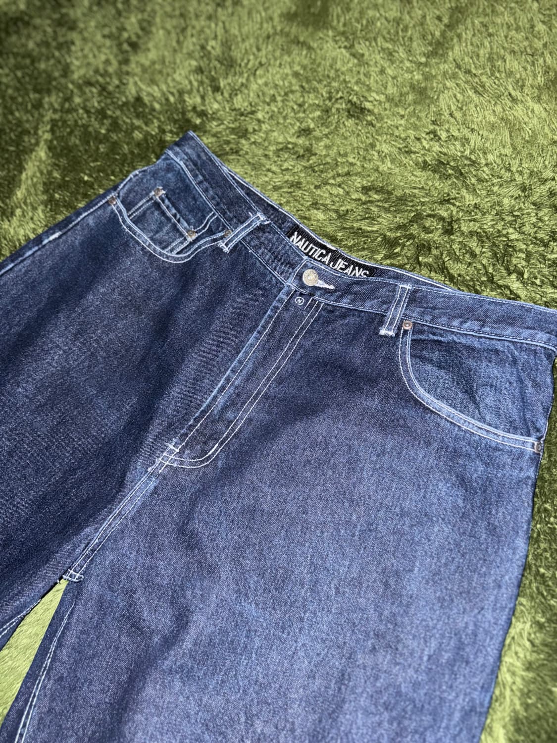 [38] 00s NAUTICA 노티카 USA 루즈 스트레이트 크롭 데님 상품이미지2