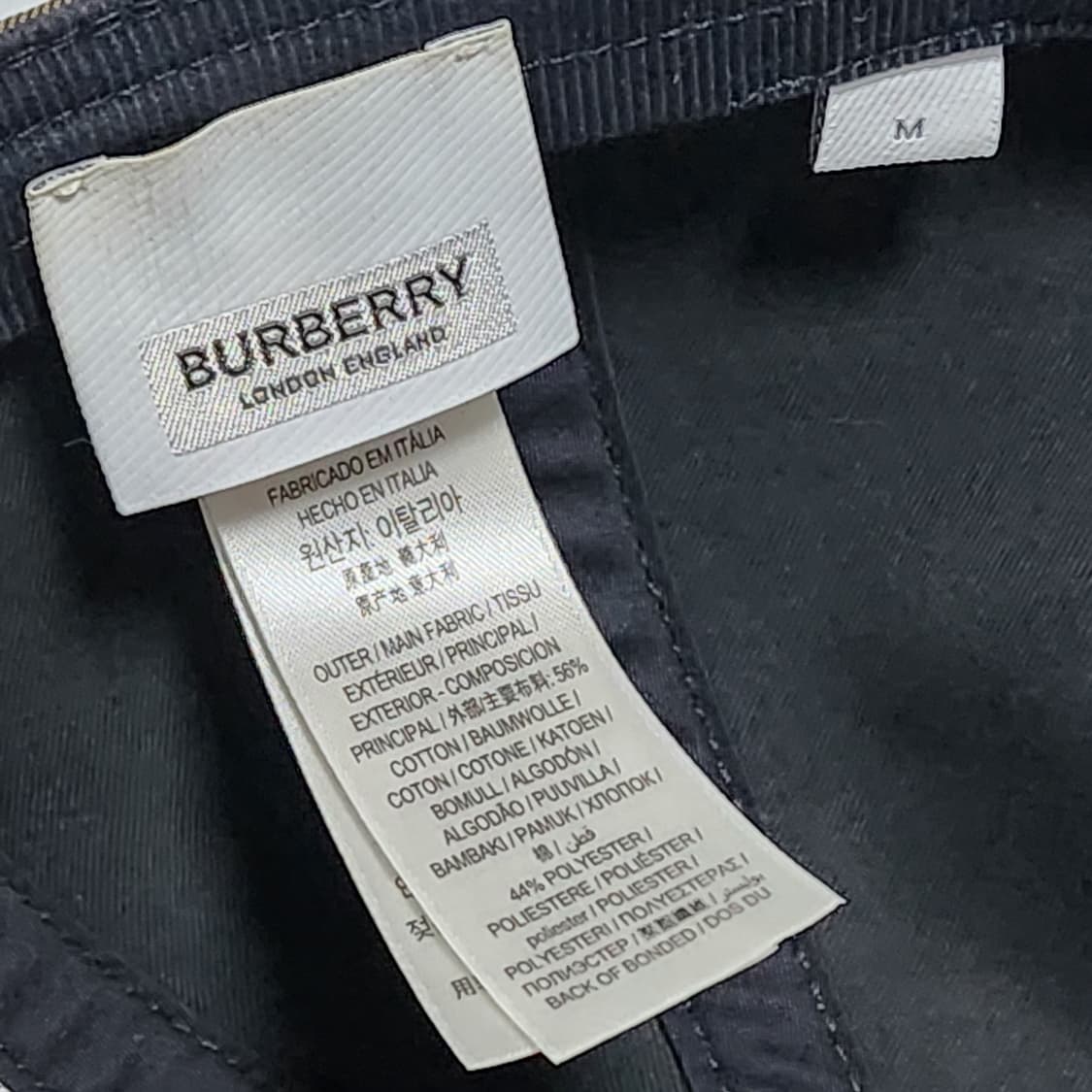 [M] 버버리 체크 러브 볼캡 모자 8037789  상품이미지7