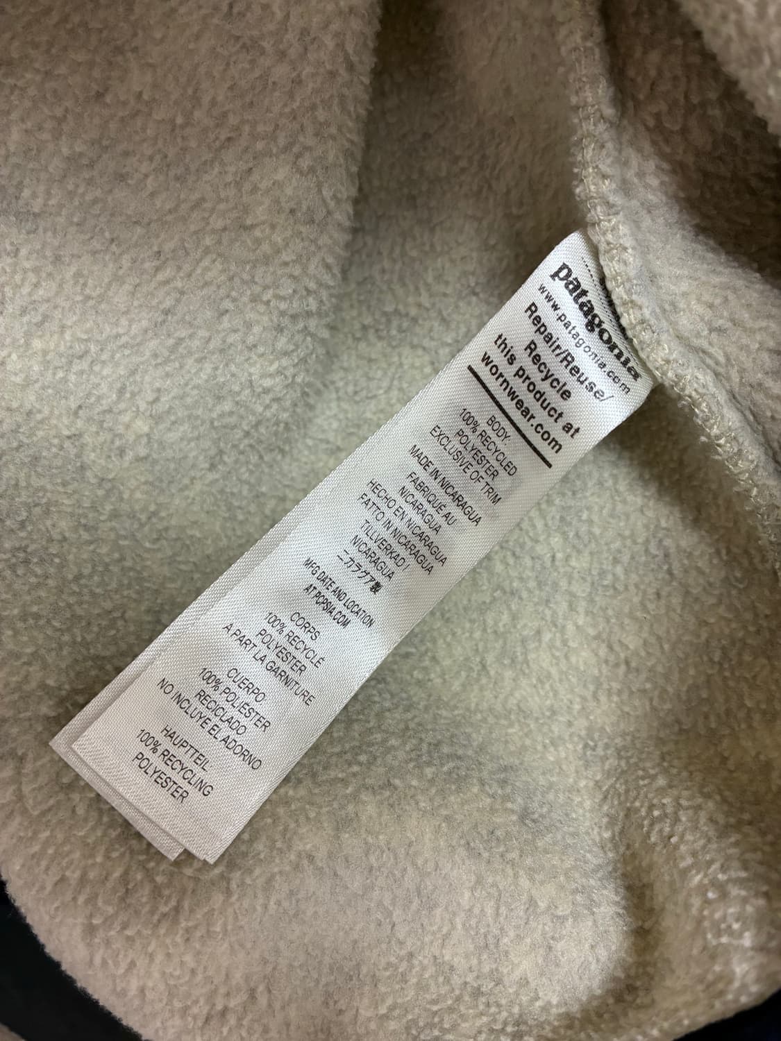 파타고니아 신칠라 오트밀 M 상품이미지3