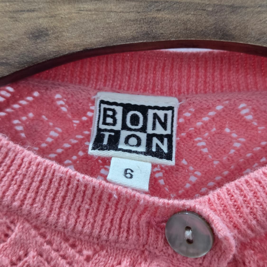 봉통 여아 펀칭 니트 가디건 6  상품이미지2