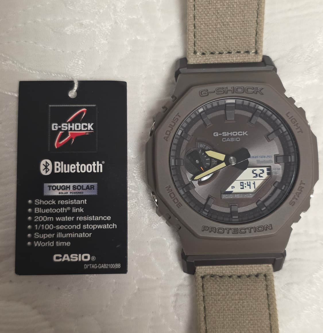 지샥 G-SHOCK GA-B2100CT-5ADR 태양광 블루투스 시계 ( 상품이미지8