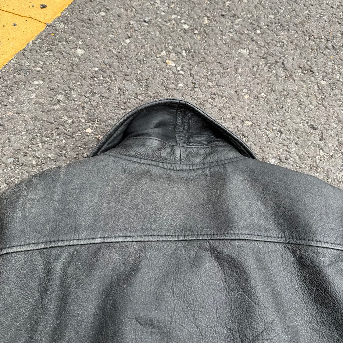 80s Vintage Creeks MA1 가죽자켓 상품이미지8