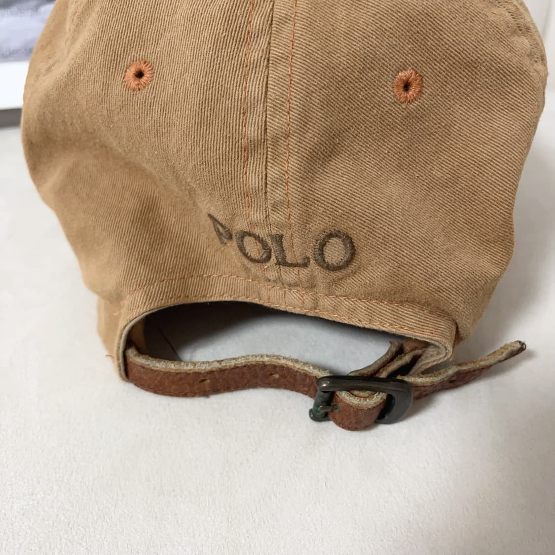 [정품] 폴로 베이지 / 브라운포니 모자 상품이미지4