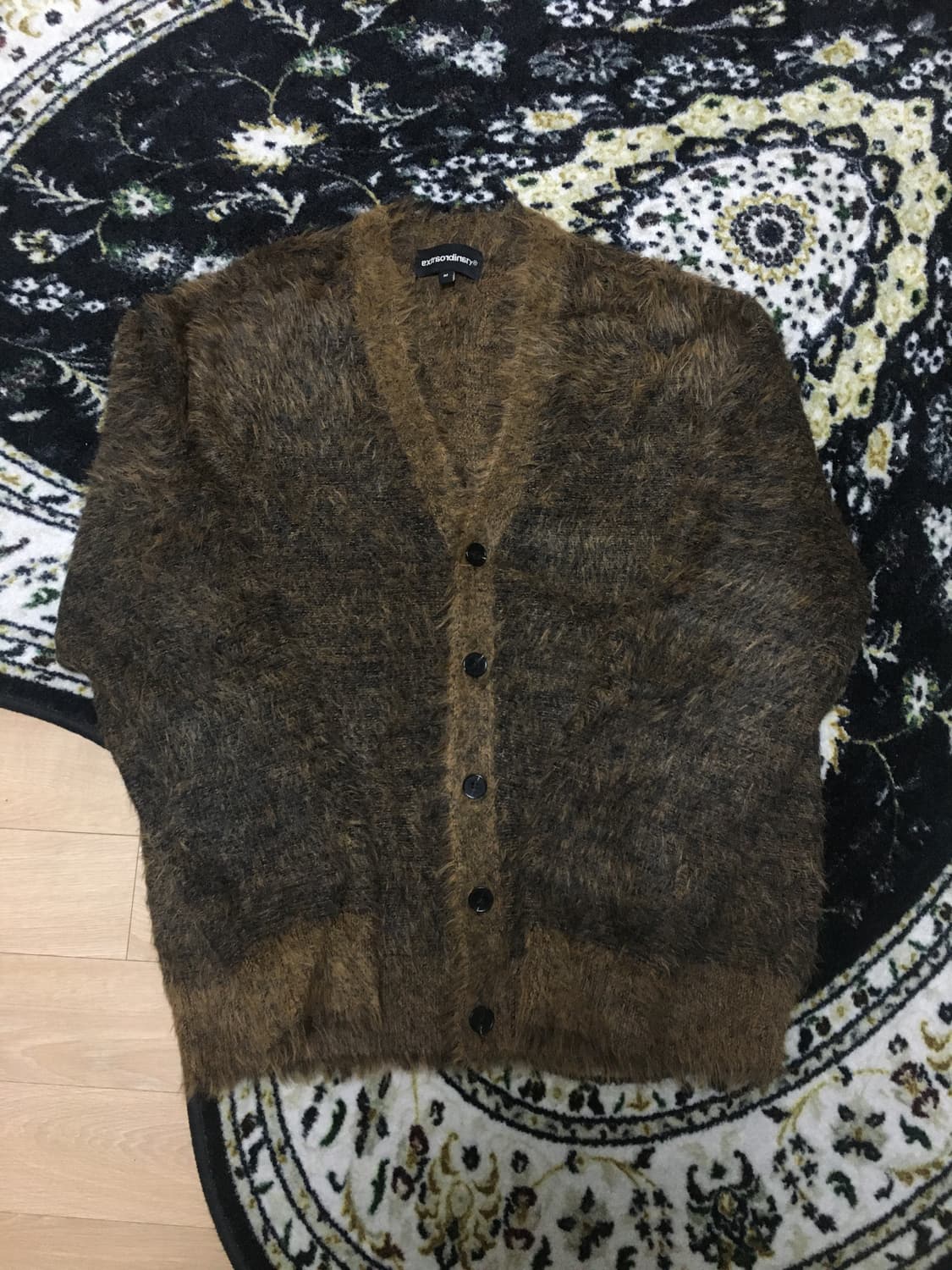 엑스트라오디너리 퍼 가디건 브라운 상품이미지5