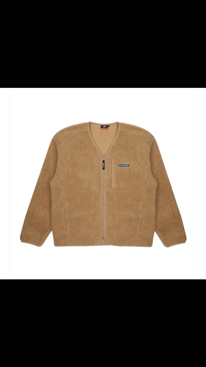 엘레쎄 베이직 보아 뽀글이 후리스 집업 자켓 브라운 상품이미지1